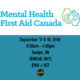 One day left to register! Mental Health First Aid